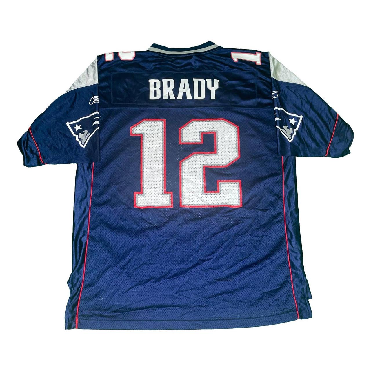 Tom brady patriots jersey on field Reebok stitched - Depop