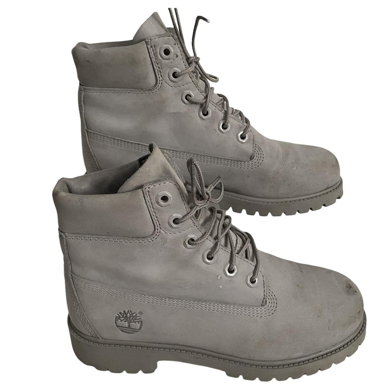 grey timberland boots womens size 5