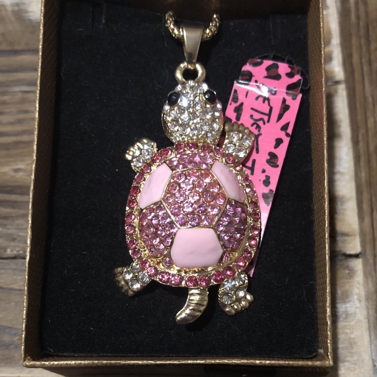 Betsey johnson sale turtle necklace