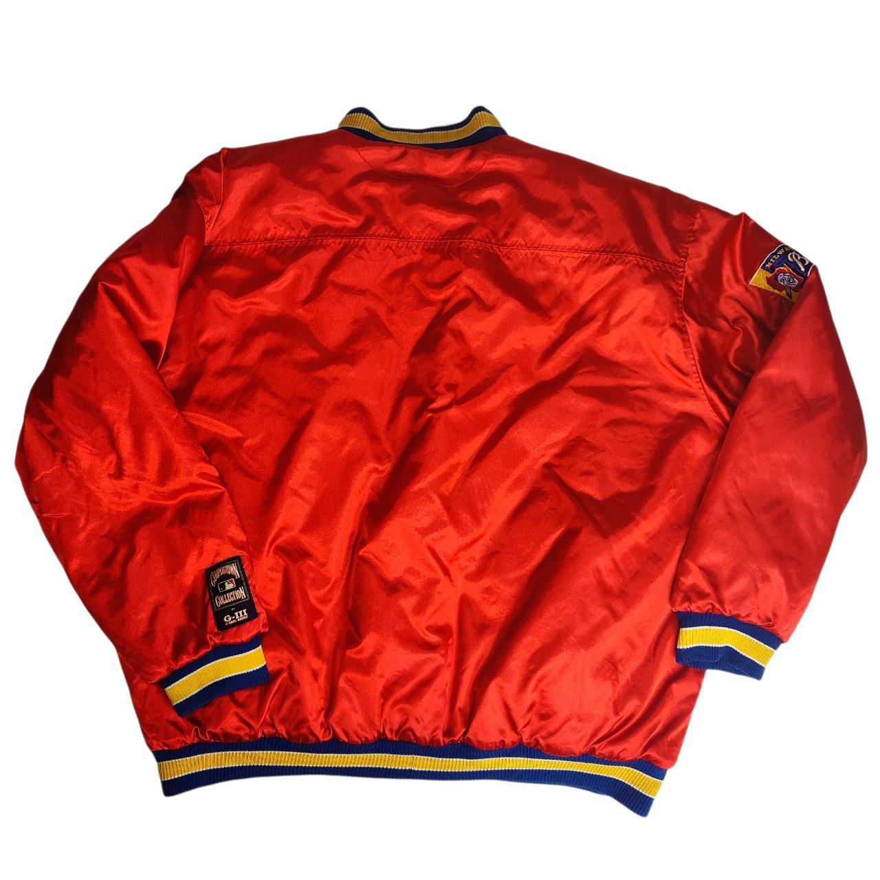 Milwaukee Braves World Satin Jacket Cooperstown - Depop