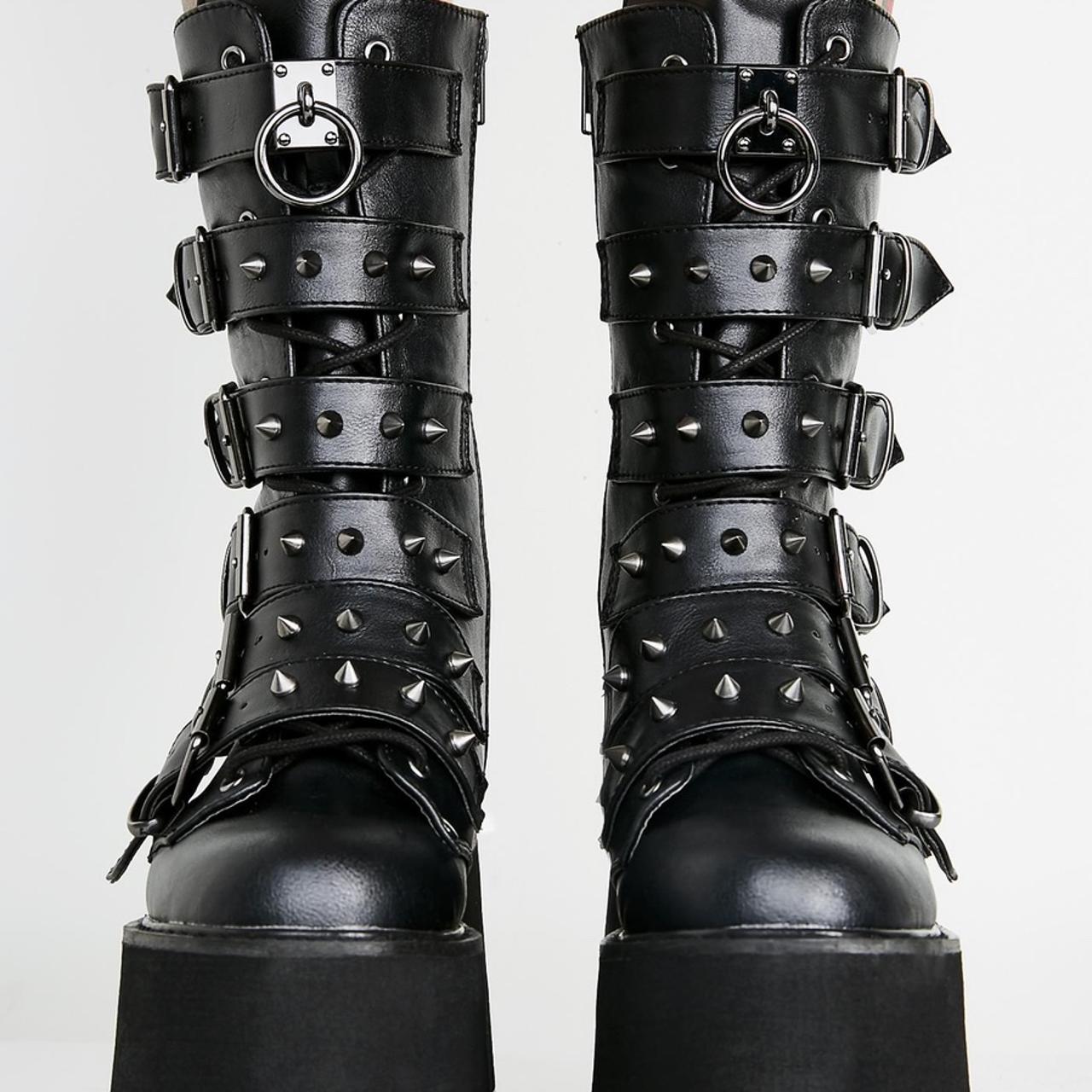 demonia platform boots size 9