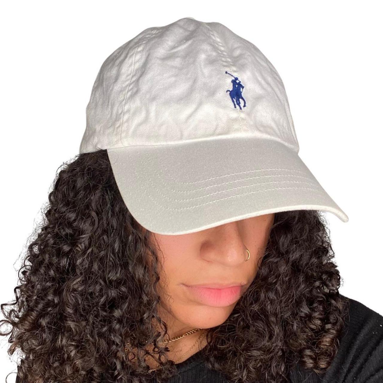 womens white polo hat