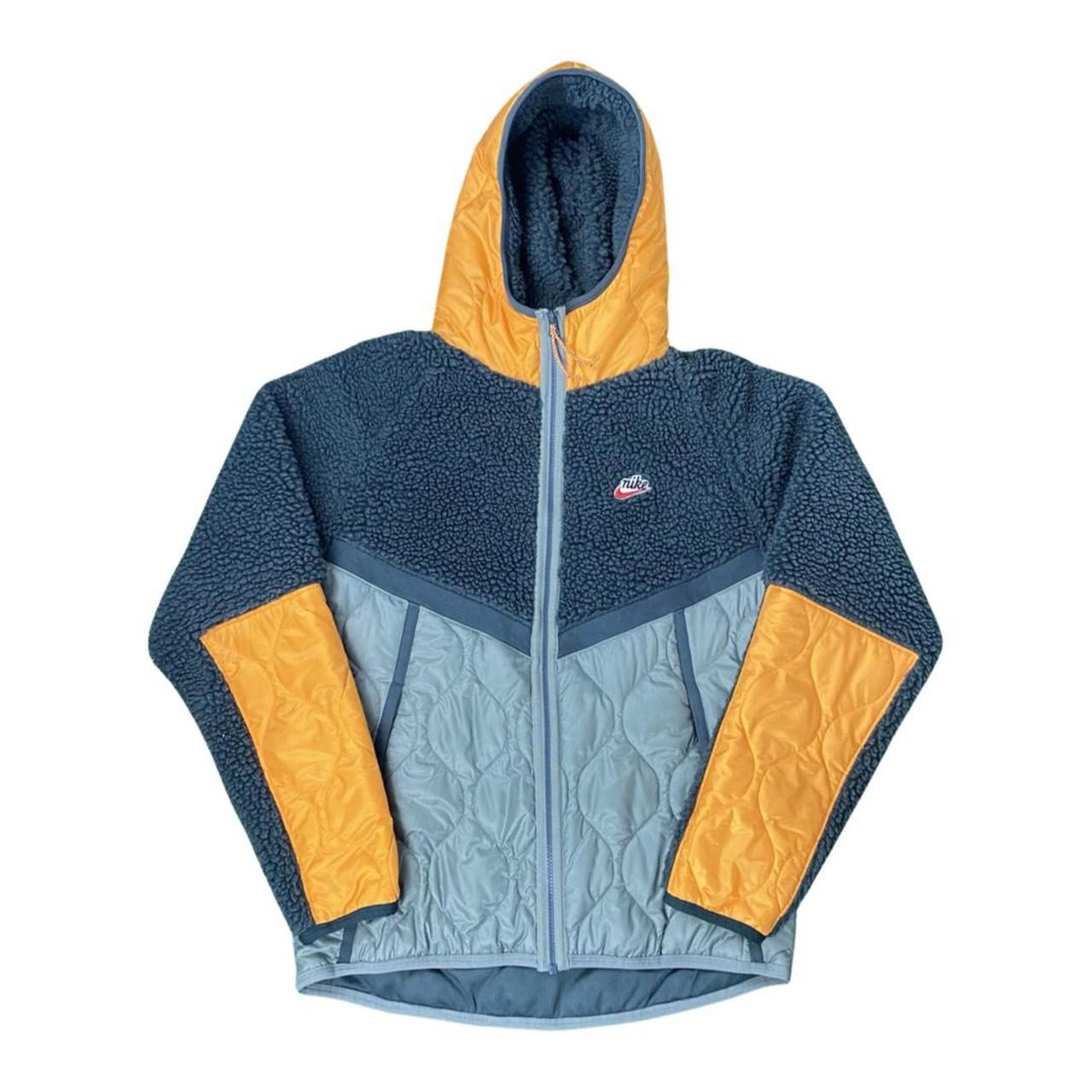 Nike Heritage fleece jacket 21x25 Size... Depop