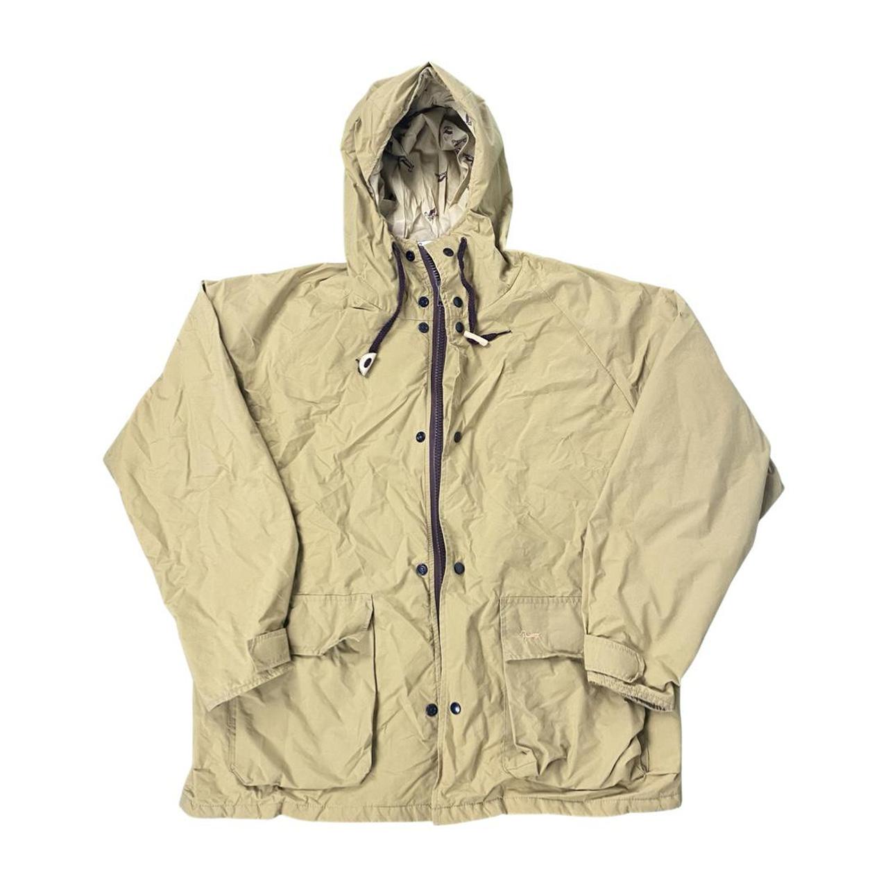 Vintage Duxbak hooded rain jacket 26x27 ️ Size large... - Depop