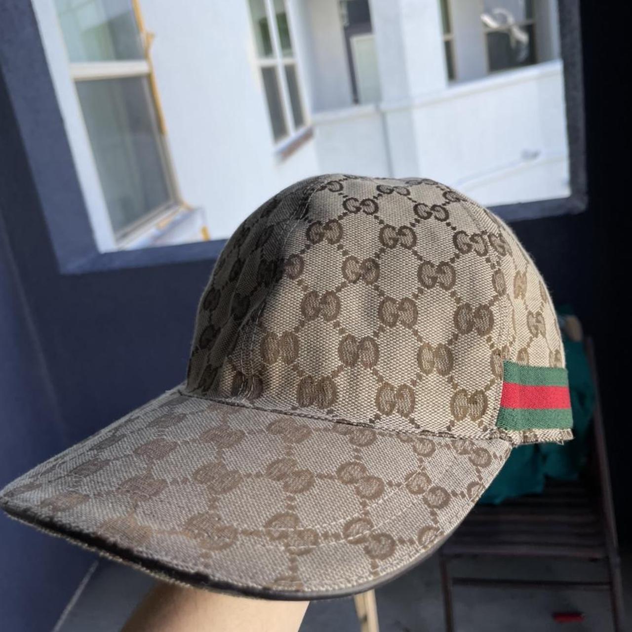 gucci monogram hat