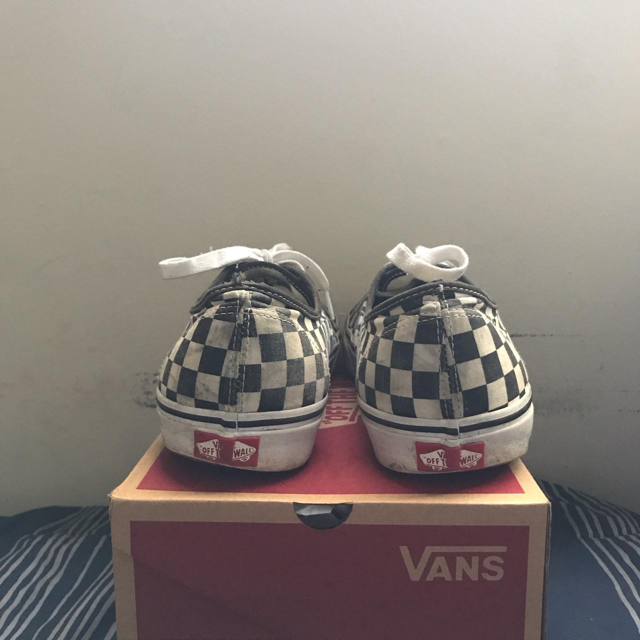 Checkered Vans Eras. As you can see they’ve been... - Depop