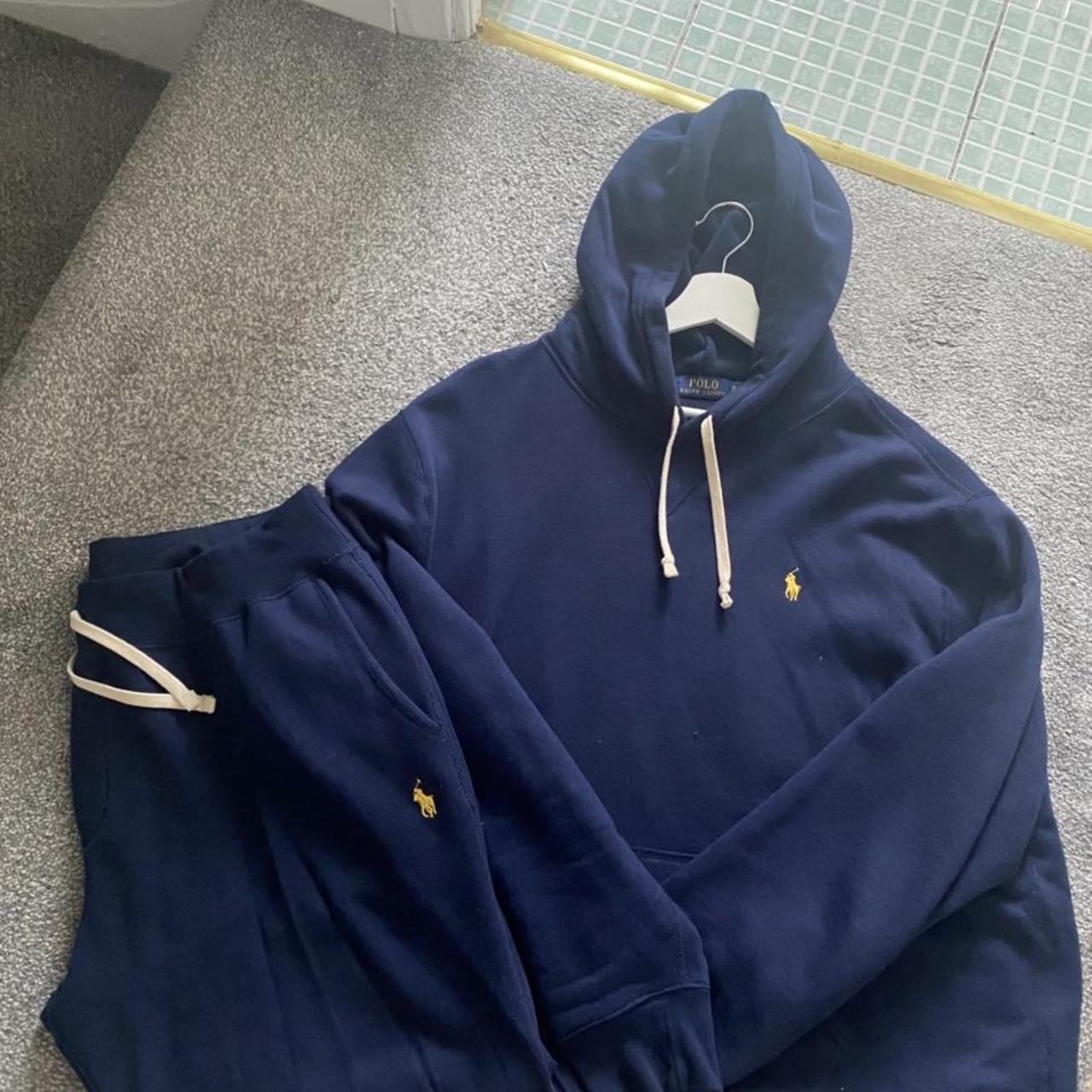 Navy Ralph Lauren Full Tracksuit XL Barely worn and... - Depop