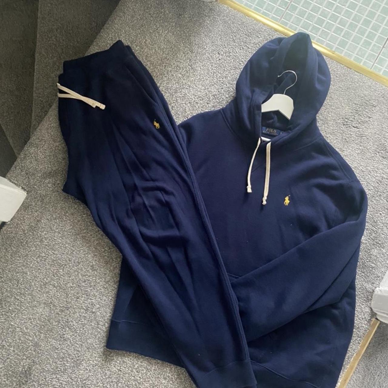 Navy Ralph Lauren Full Tracksuit XL Barely worn and... - Depop