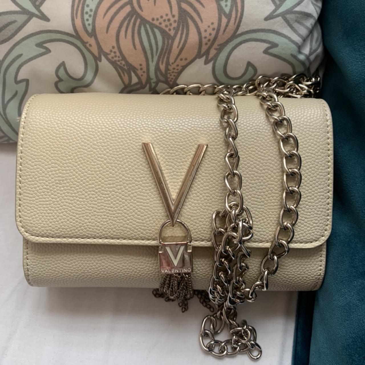 Mario Valentino beige bag bought for £65. Love... - Depop