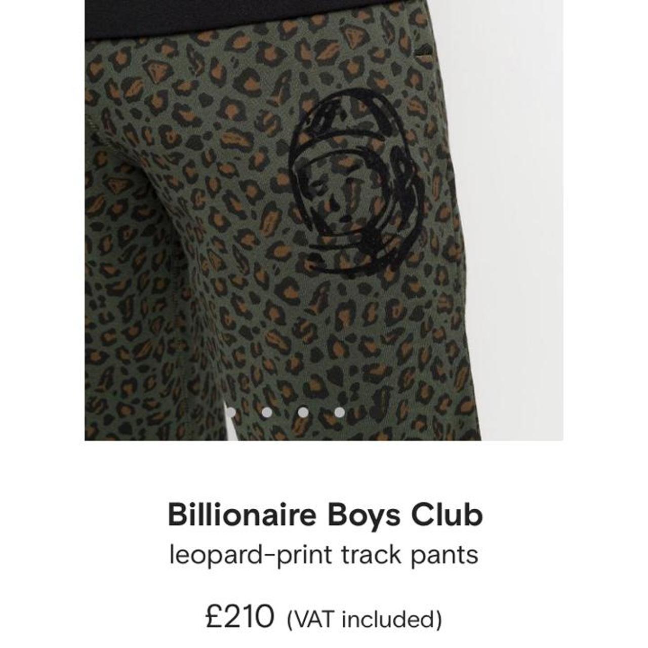 Billionaire purchases Boys Club leopard print sweatpant