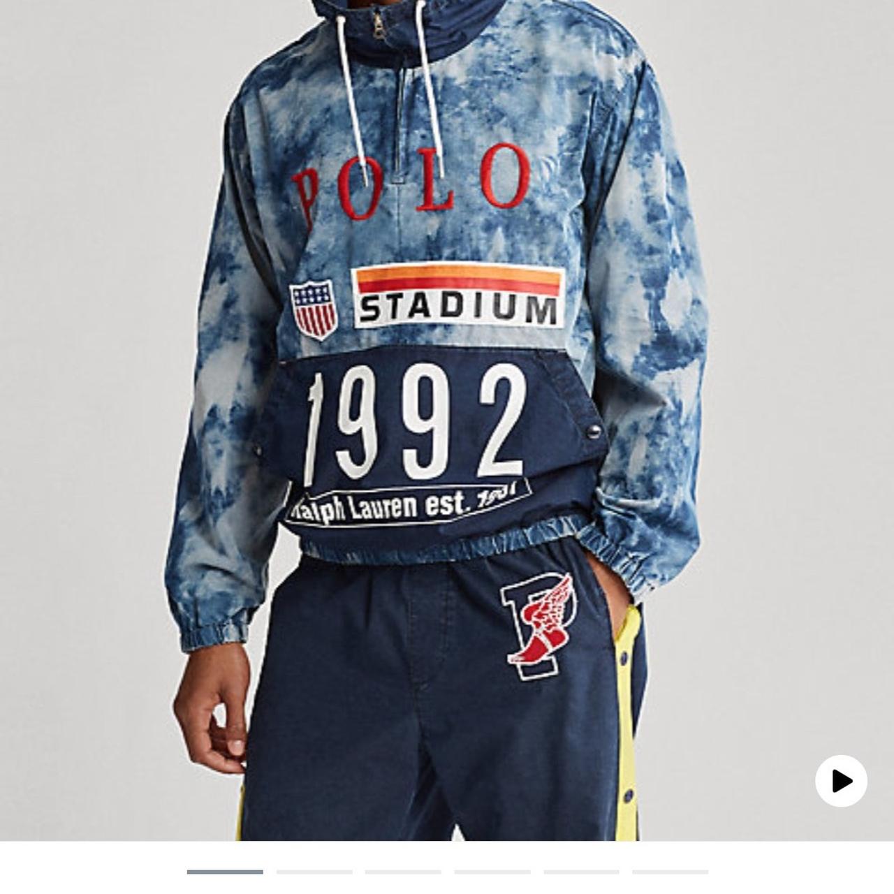 Polo Ralph Lauren Indigo Stadium Popover Jacket