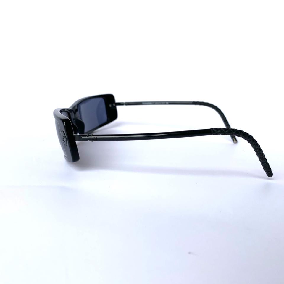 Vintage Chanel rimless sunglasses 4093-B Silver - Depop