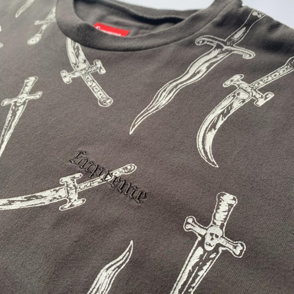 Supreme Long Sleeve T-Shirt - Daggers. Very good... - Depop