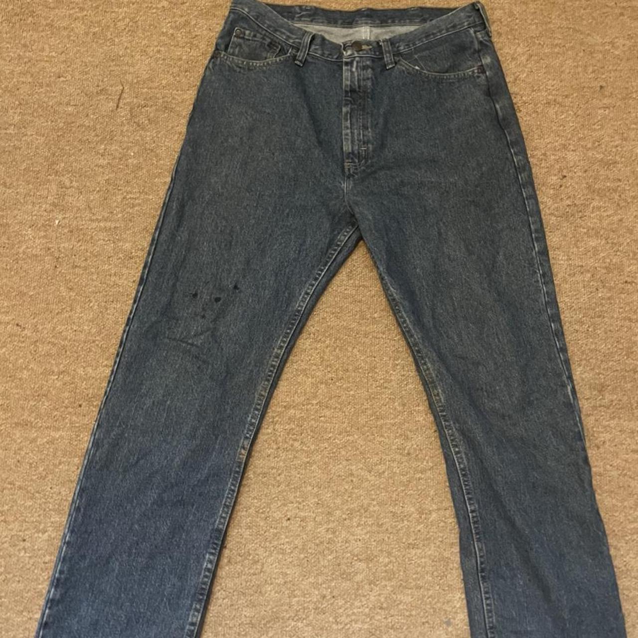 Wrangler Men's Blue Jeans | Depop