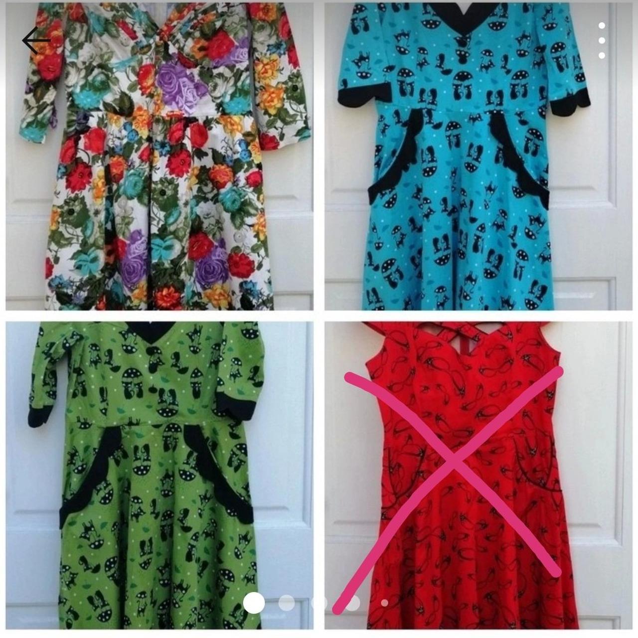 3 Voodoo Vixen dresses bundle size XL Floral Vodoo... - Depop