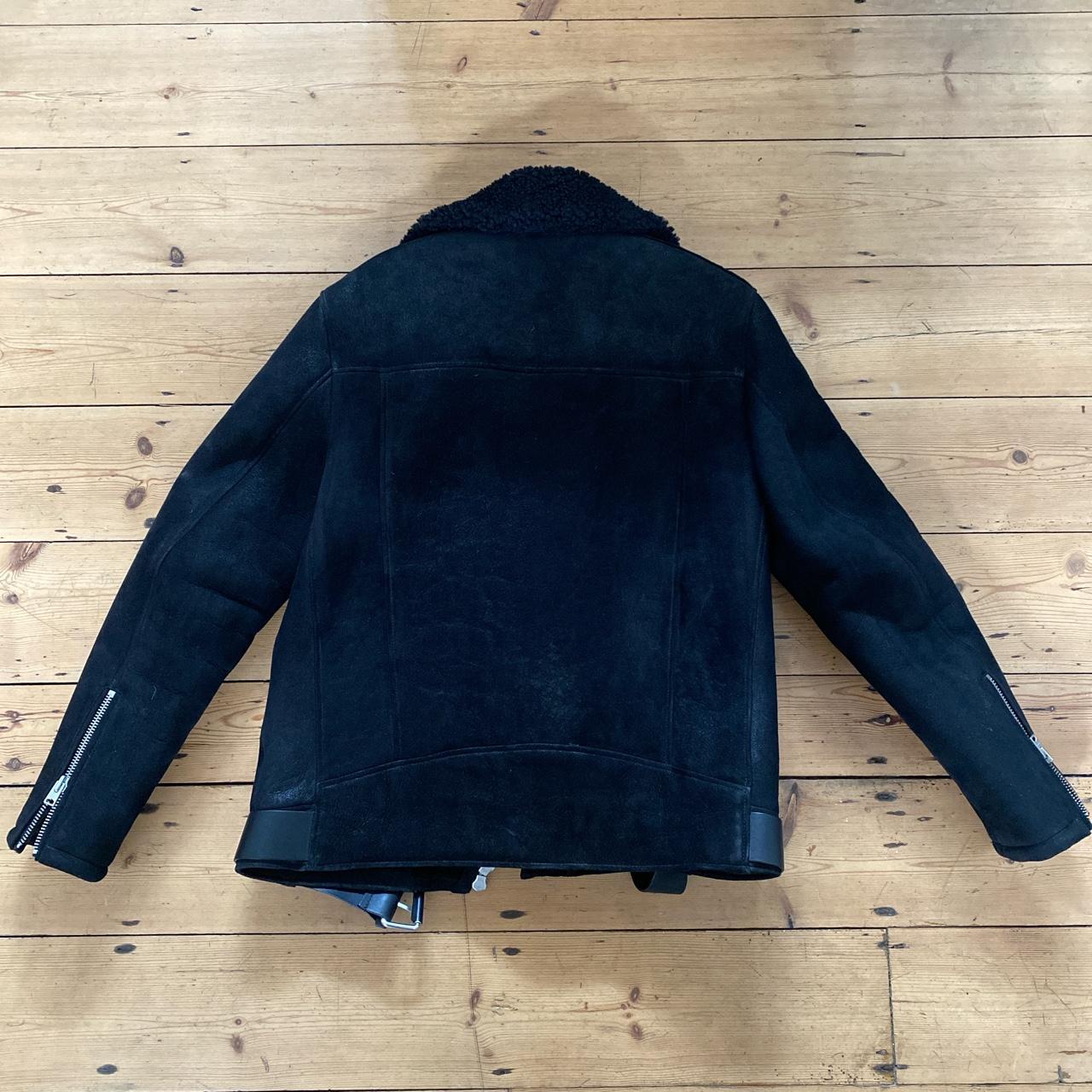 ALLSAINTS - SHEARLING BIKER JACKET 100% Lamb... - Depop