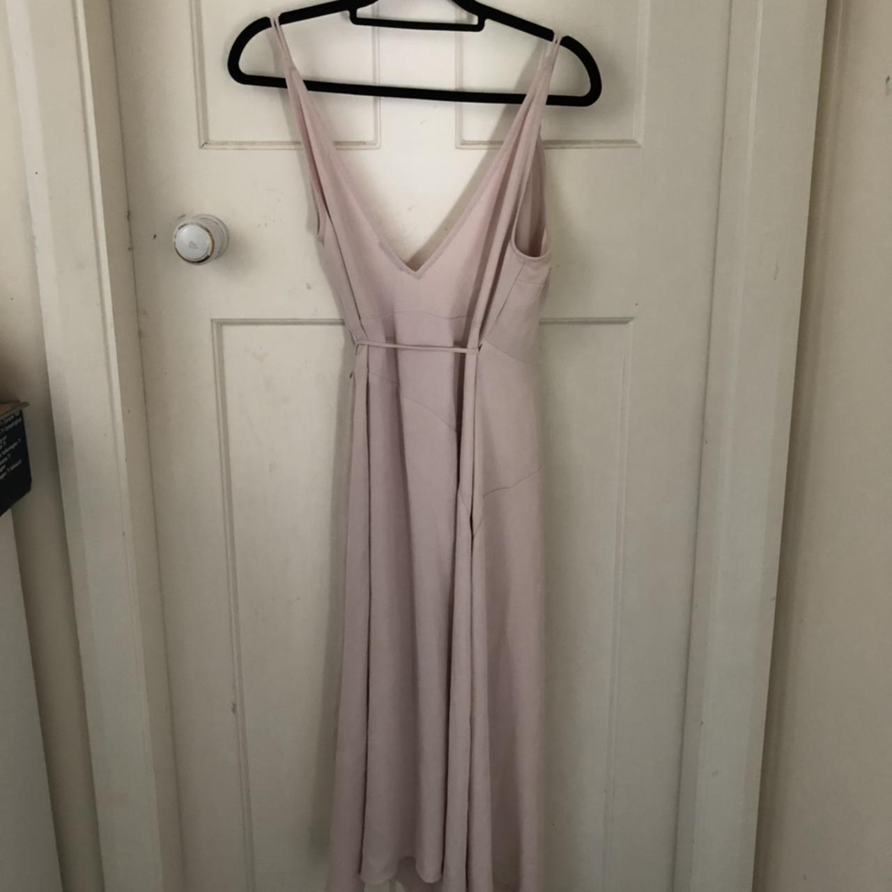 Topshop pink wrap dress -waist tie to suit various... - Depop