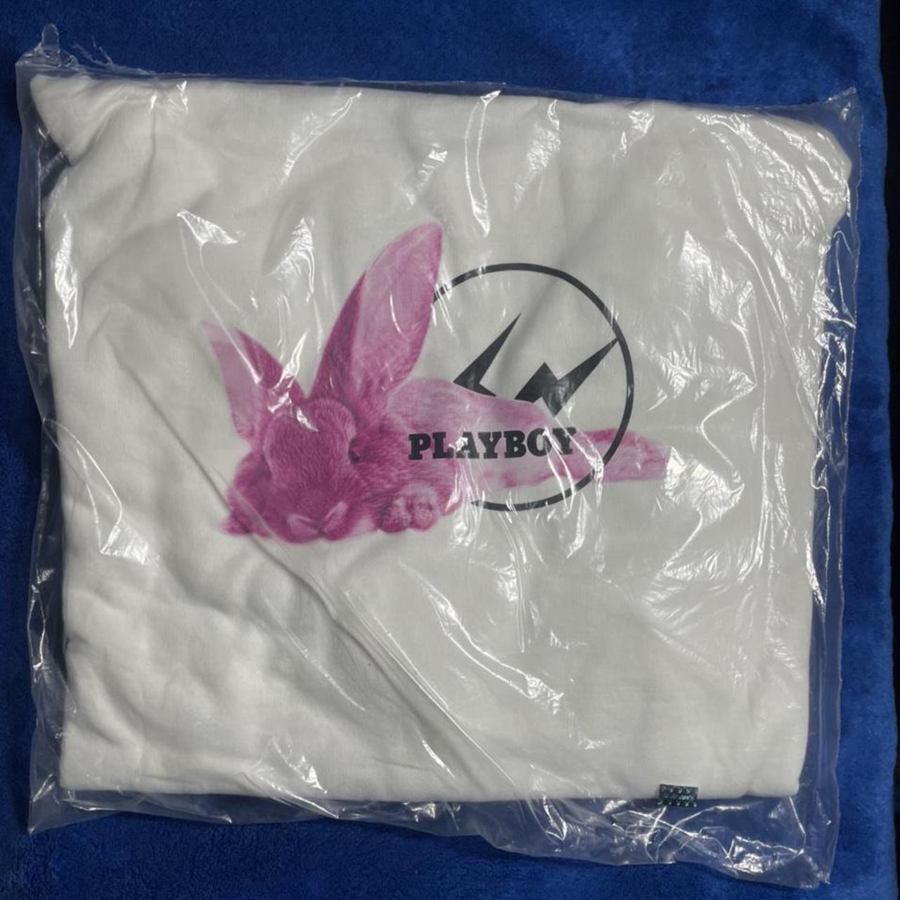 Fragment Meets Playboy Pink Bunny White... - Depop