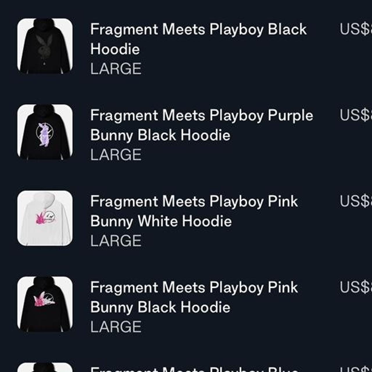 Fragment Meets Playboy Pink Bunny White...