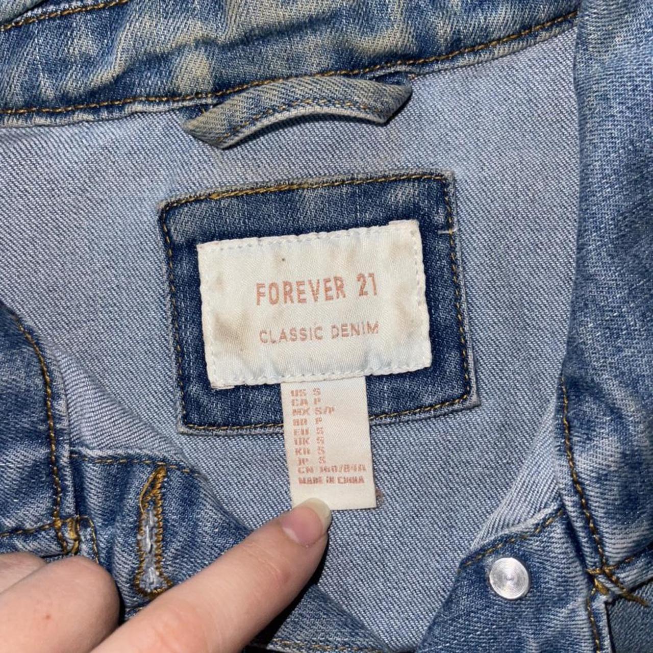 forever 21 classic denim jacket