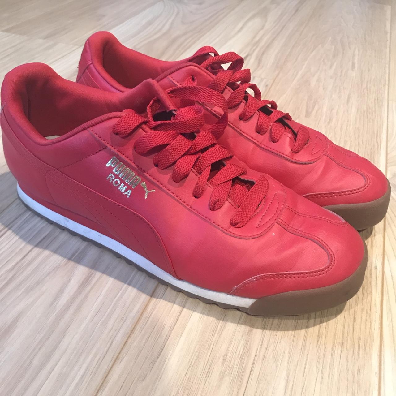 All red on sale puma roma