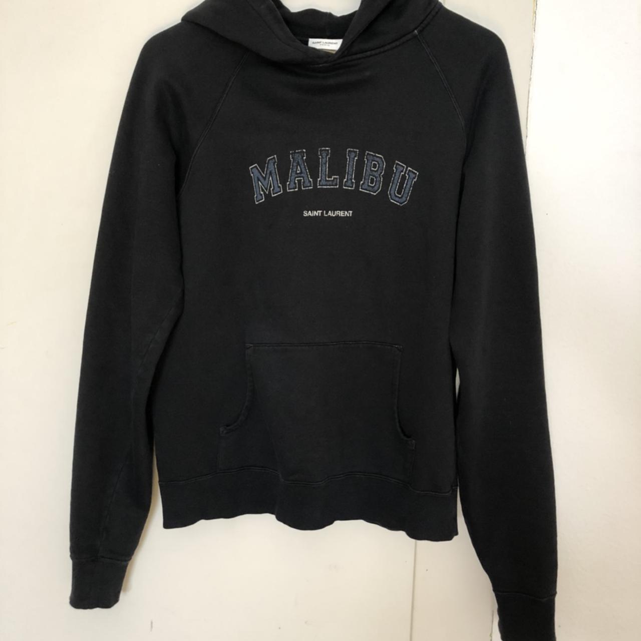 Saint Laurent★素敵！Men’s Fuchsia Logo Printed Hoodie ysl sweatshirt - pink mens hoodie | eBay