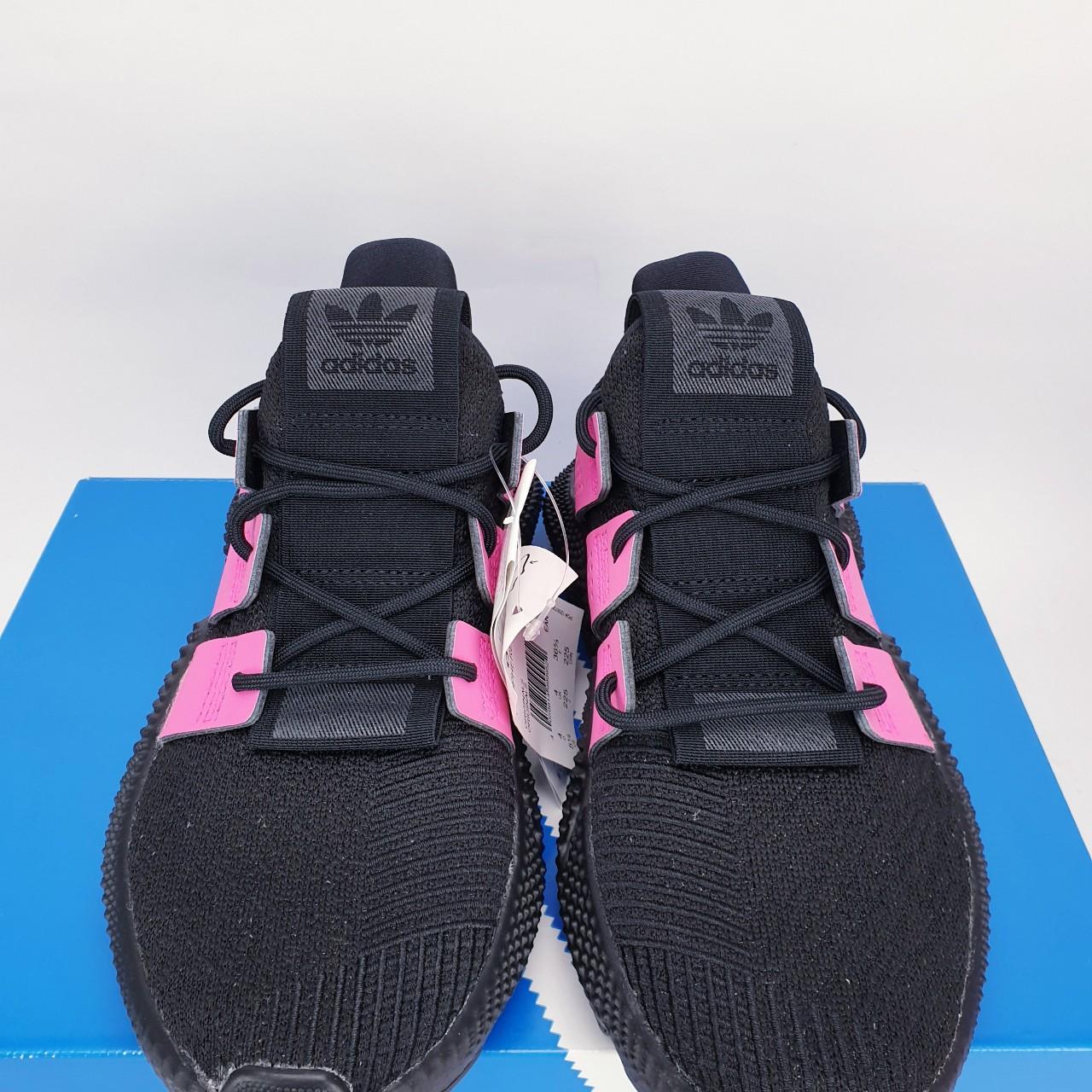 Adidas originals prophere sneakers in black and pink hotsell