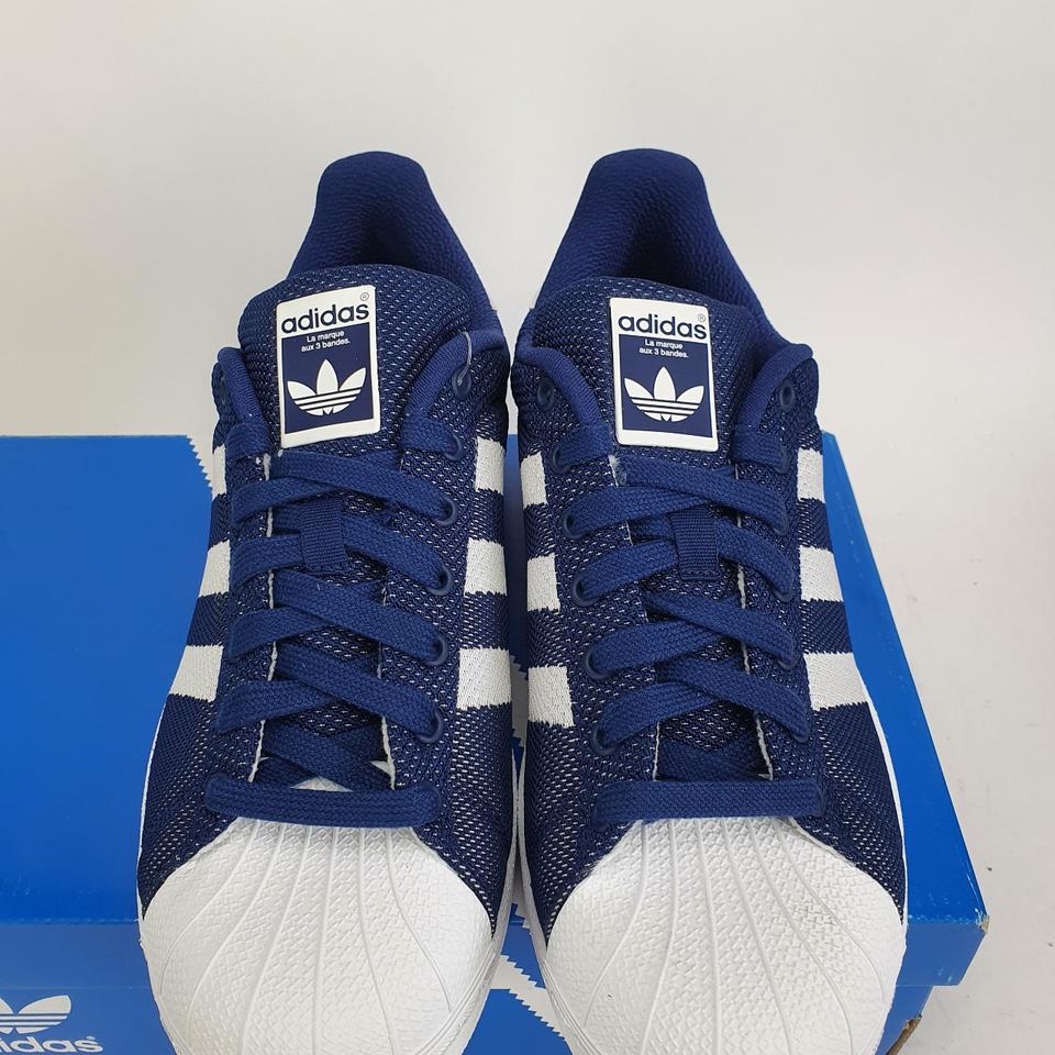 originals unisex-erwachsene superstar weave sneaker navy white bleu