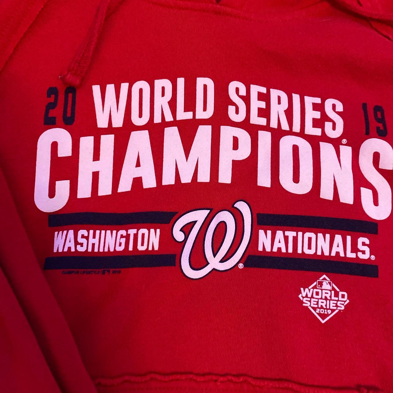 Washington Nationals world series hoodie size large - Depop