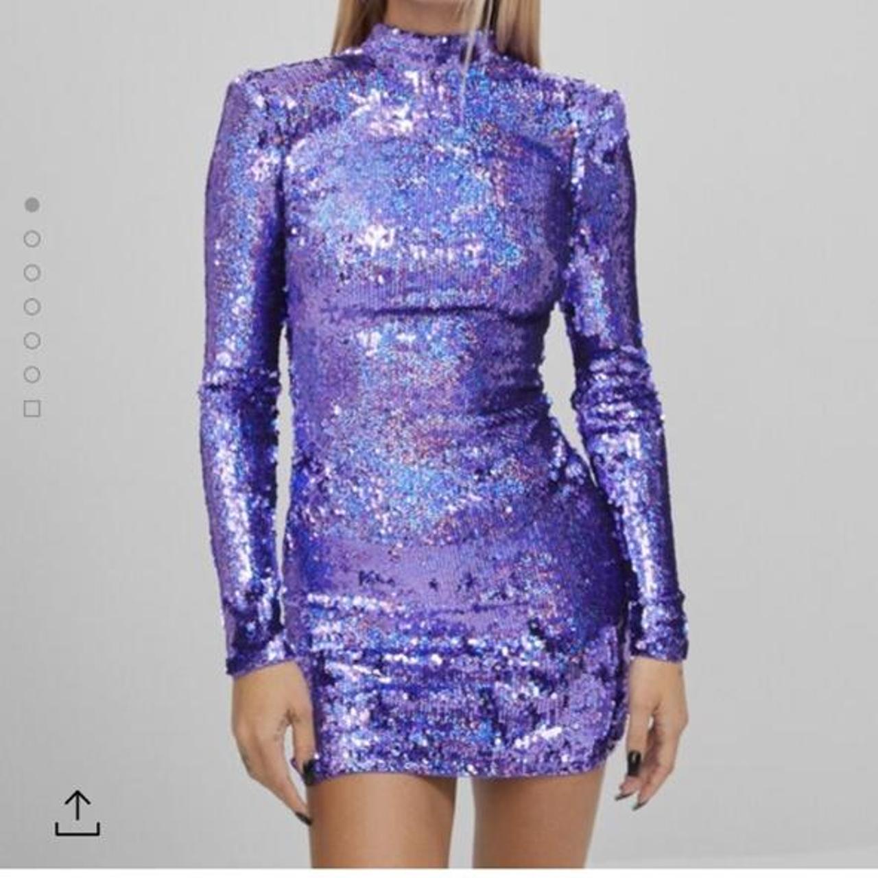 Bershka hotsell sequin dress