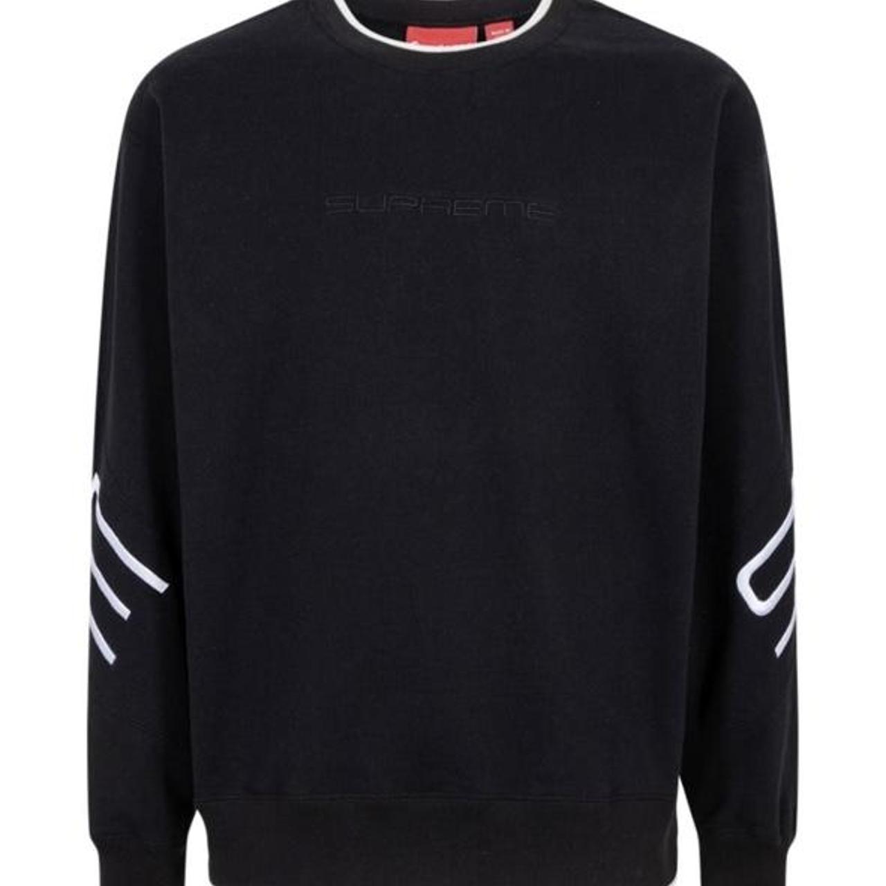 Supreme stretch crewneck, Black , Large, Never been worn