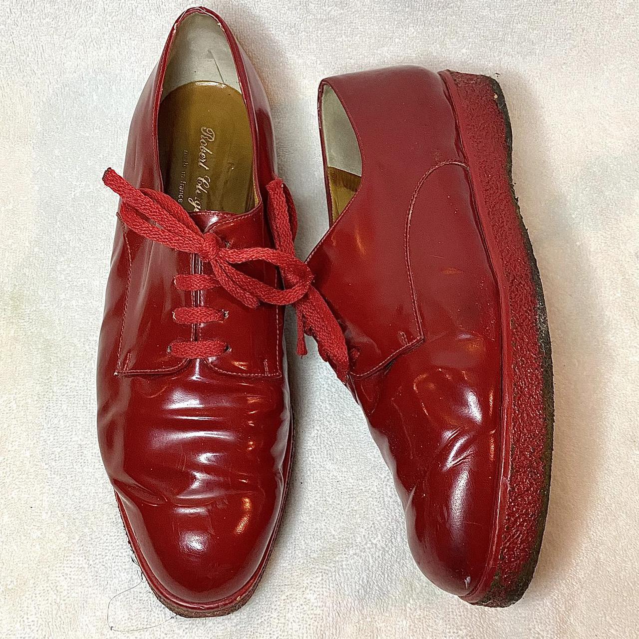 vintage Robert Clergerie red patent leather... - Depop