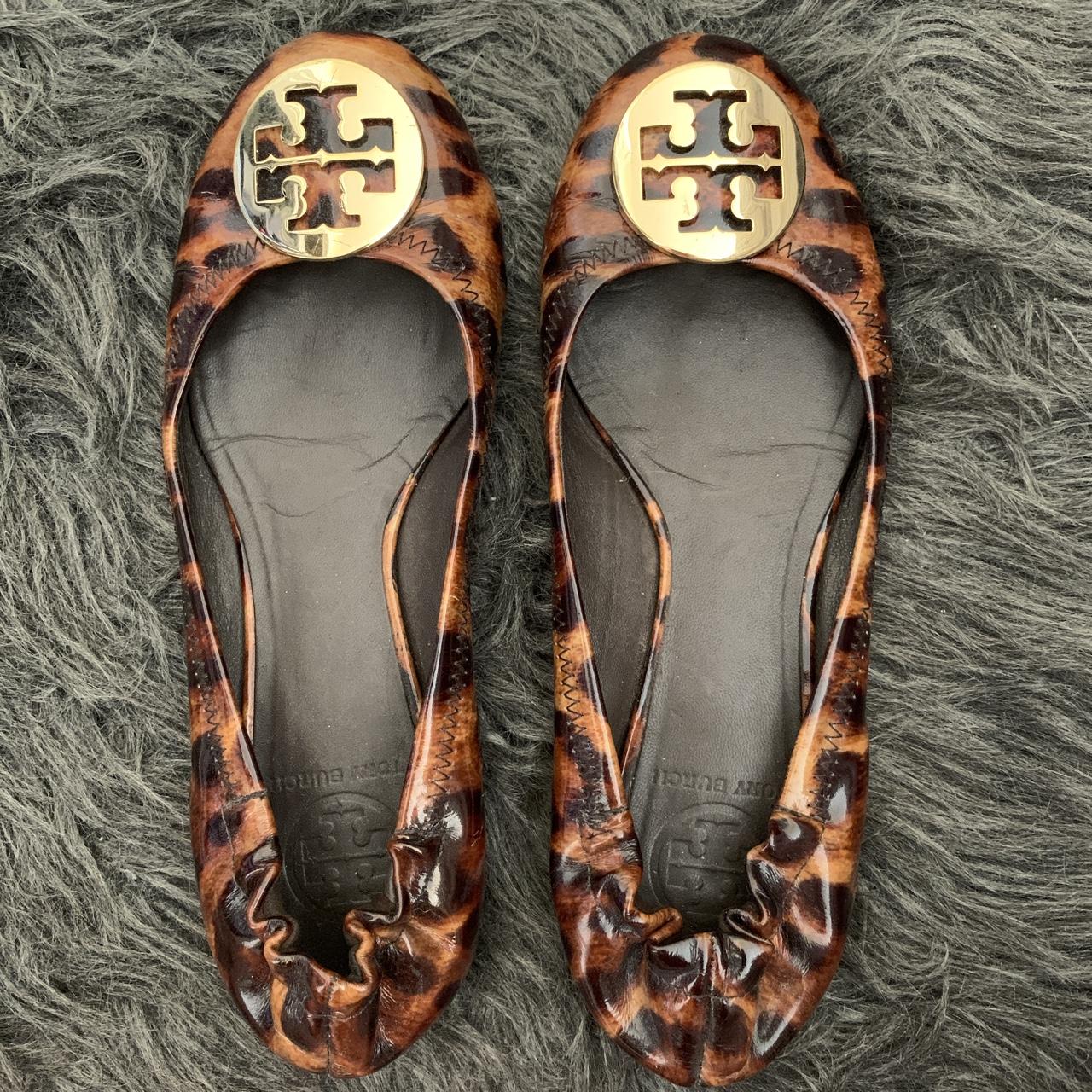 Tory burch 2024 leopard flats