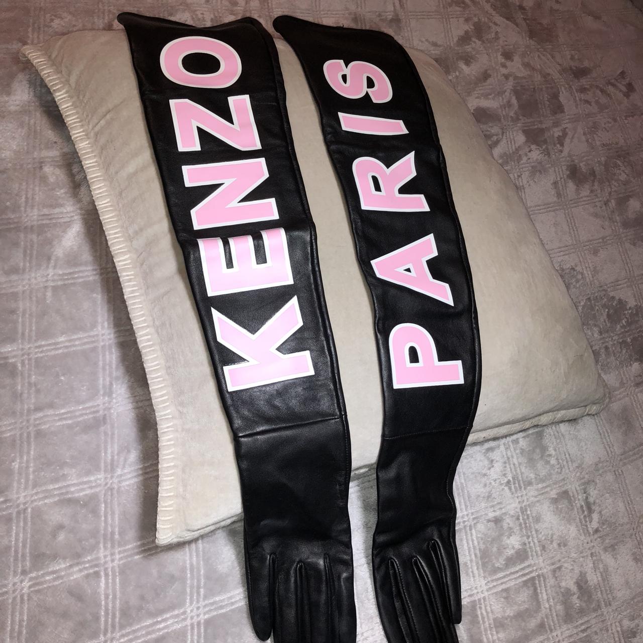 Kenzo deals leather gloves