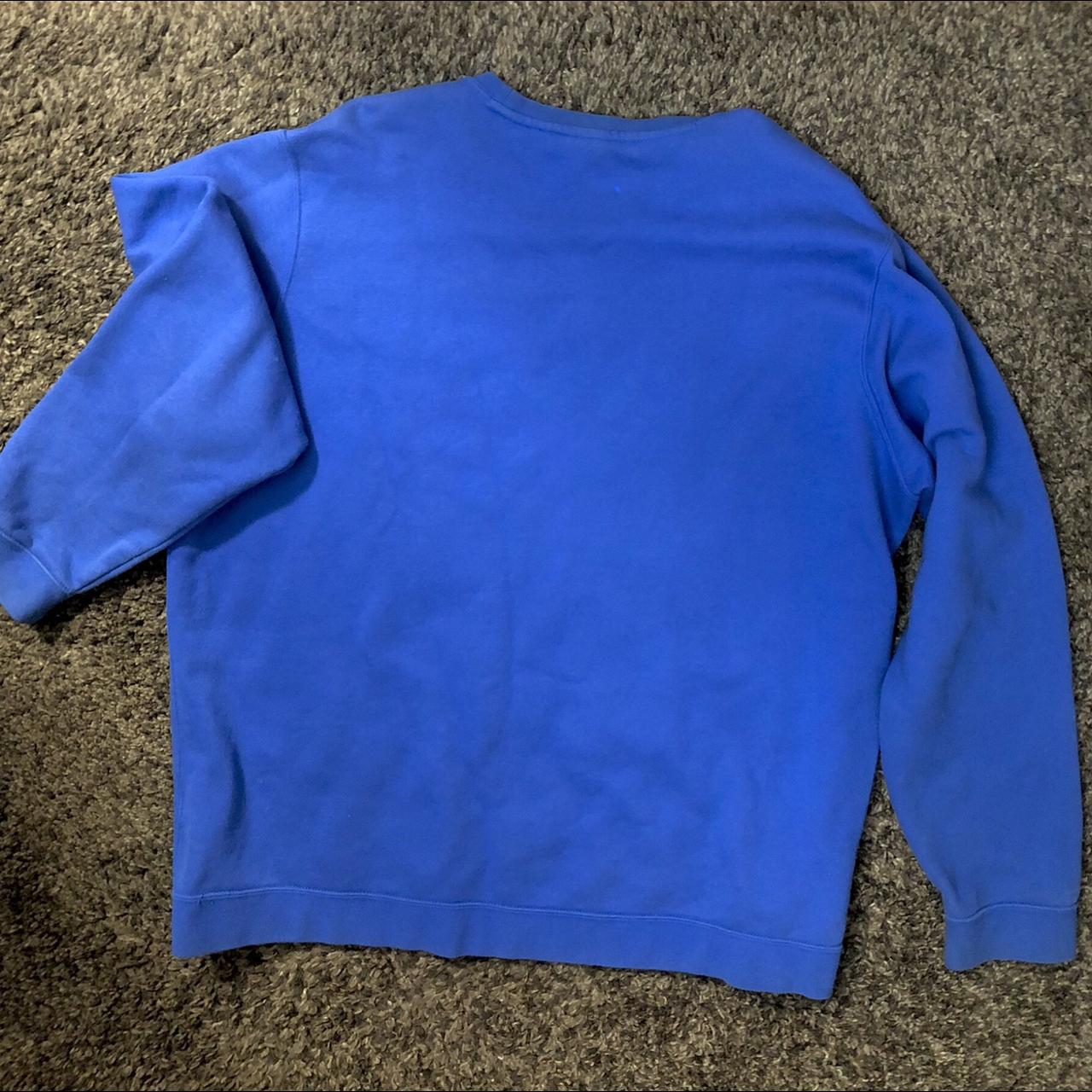 psychic blue nike crew neck