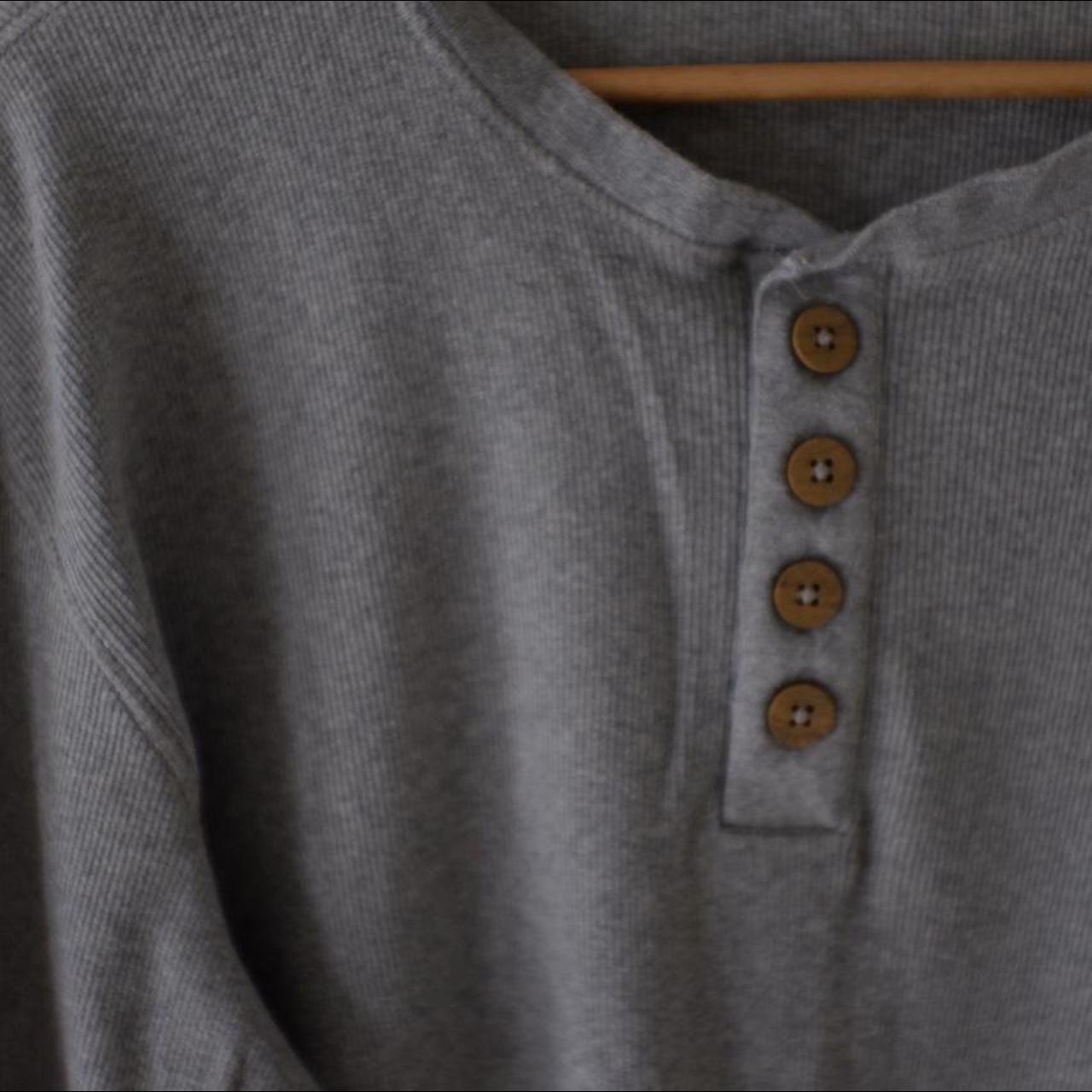 Burt’s Bees Baby henley pajama shirt for adults.... Depop