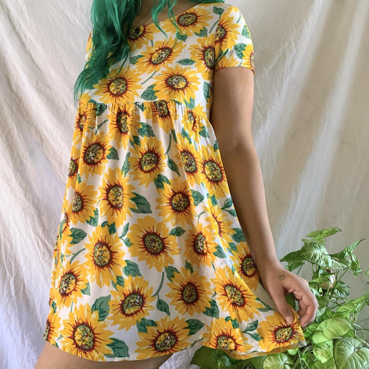 american apparel sunflower dress