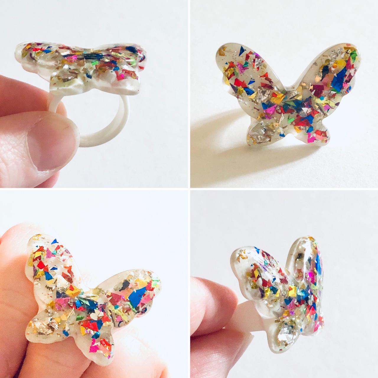 Product Image 4 - Glitter butterfly ring, awesome sparkling