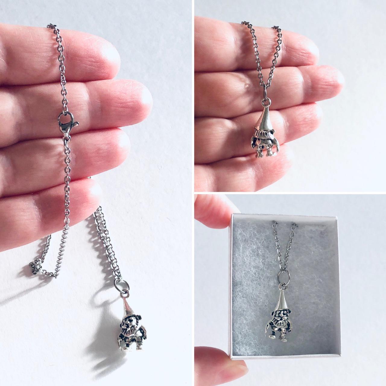 Product Image 4 - Silver Gnome necklace, garden gnome