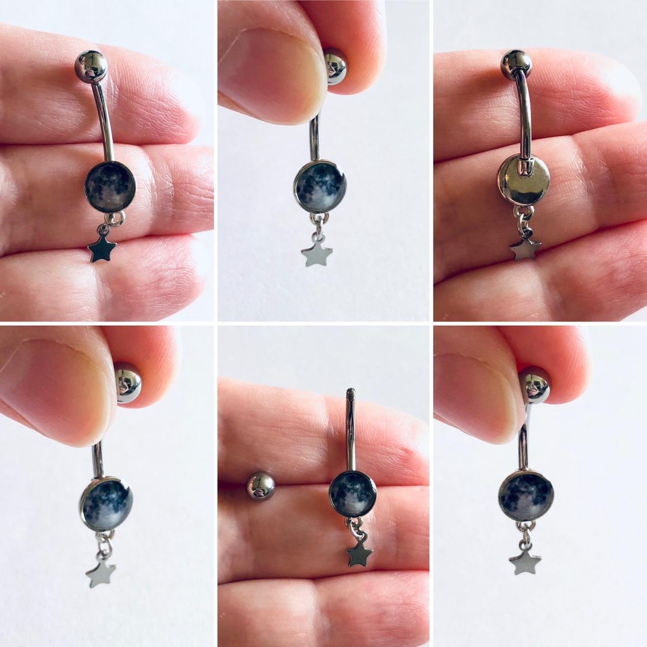 Product Image 4 - Moon belly button ring, navel