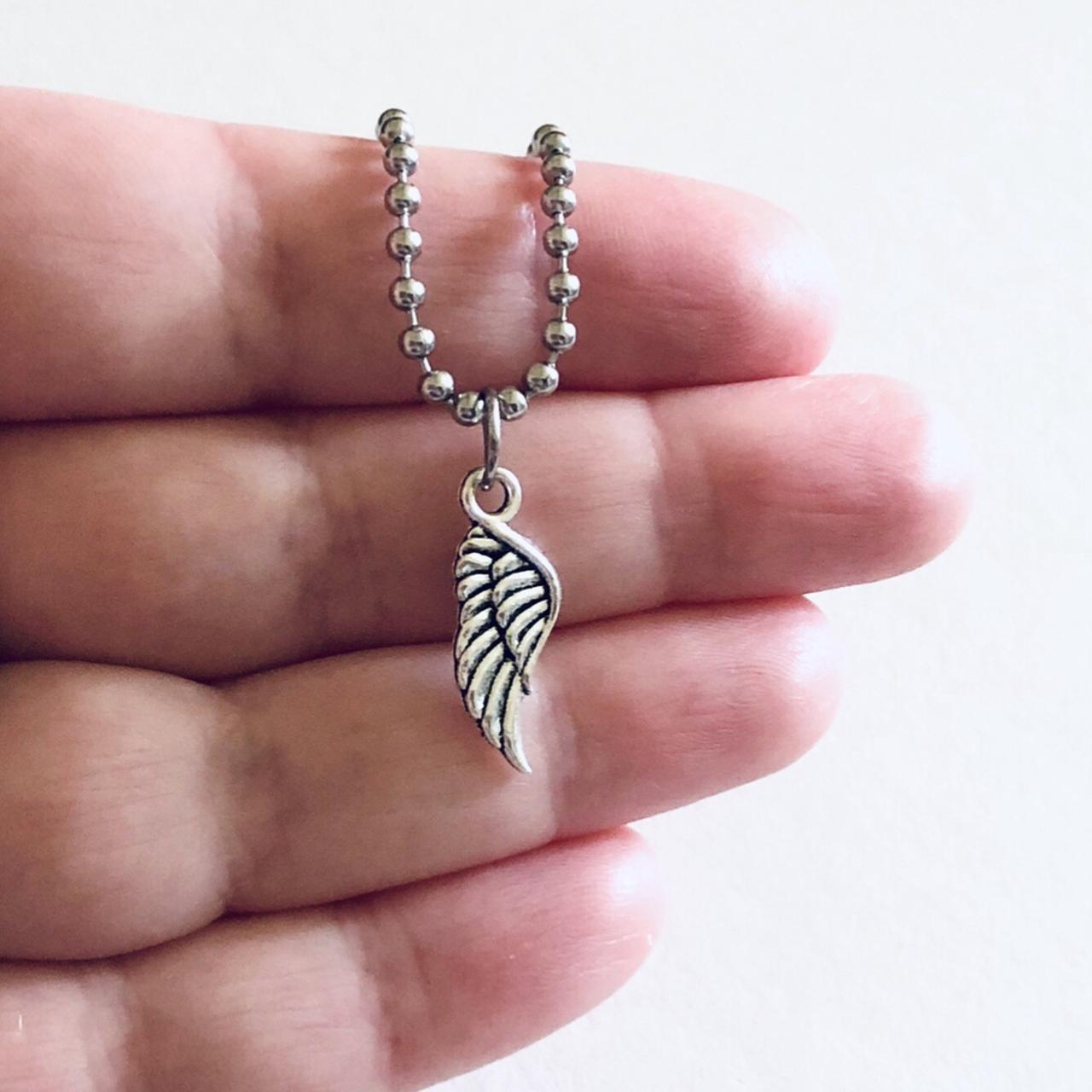 Baby angel hot sale wings necklace