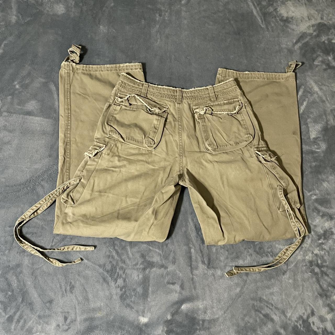 vintage rare camel hysteric glamour cargo tactical - Depop