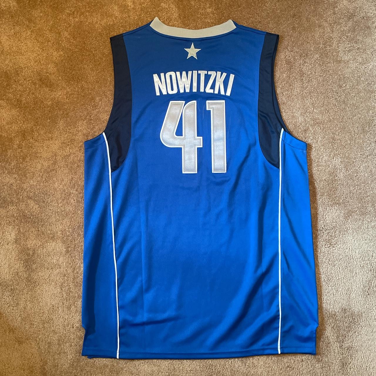 Dallas Mavericks Dirk Nowitzki Mitchel & Ness Jersey - Depop