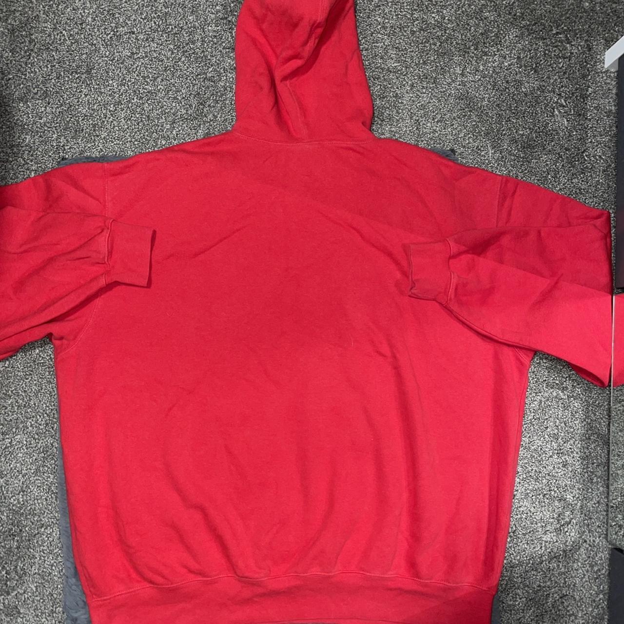 Nike Men's Red and Black Hoodie | Depop