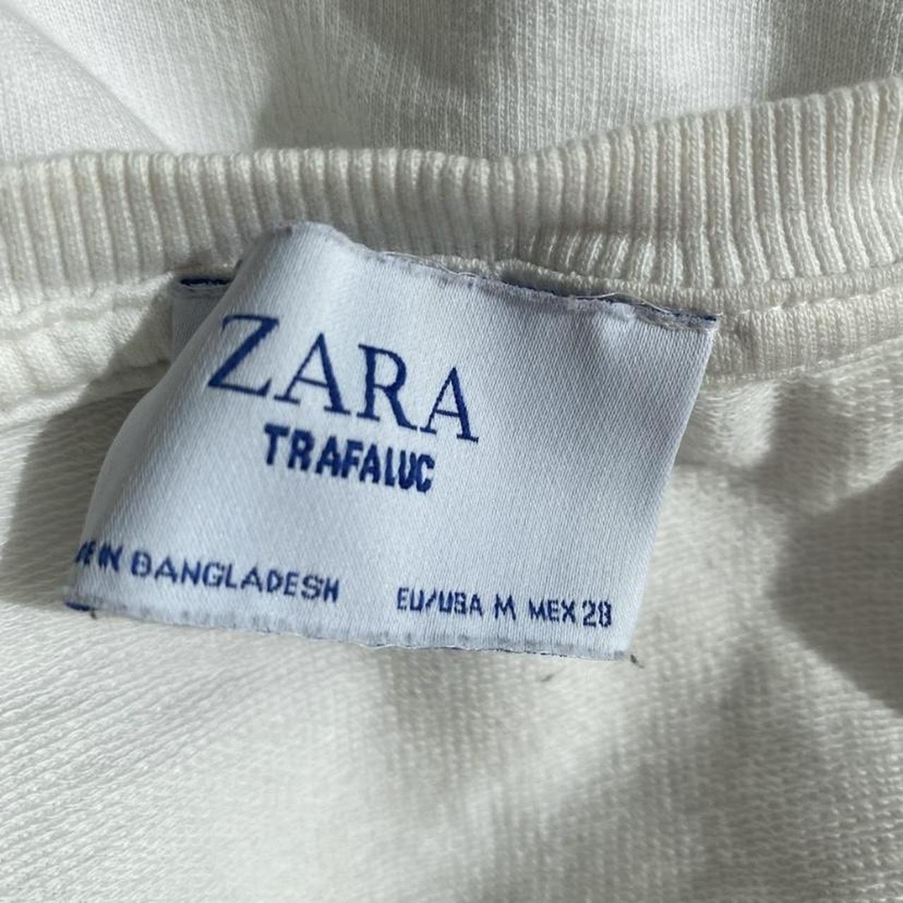 Zara Trafaluc SZ M oversized tie front long sleeve... - Depop