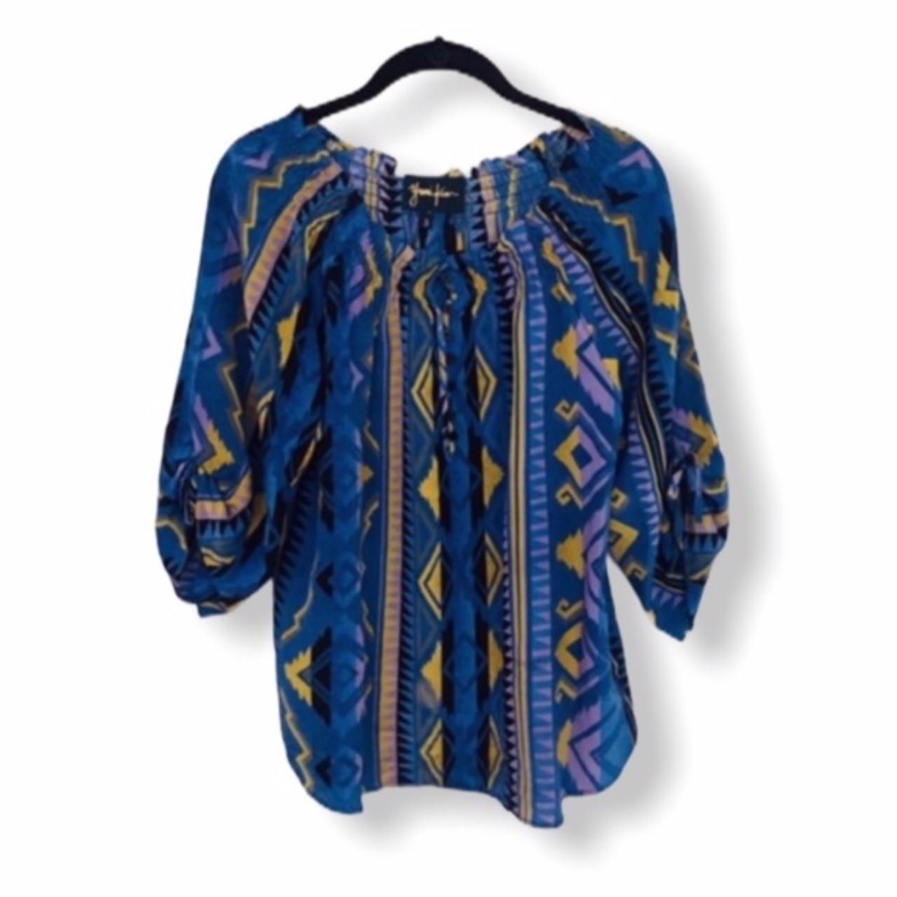 Product Image 1 - Yumi Kim geometric blouse. Button