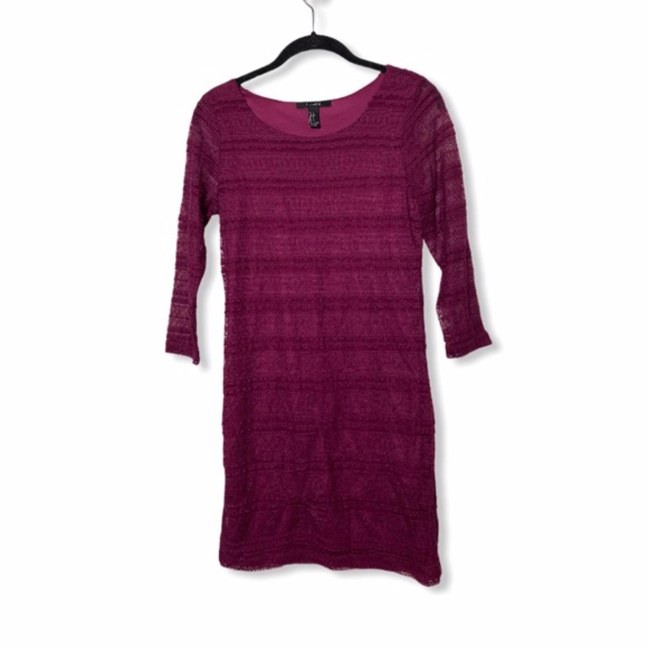 Forever 21 fitted Lace Dress with long sleeves in... Depop