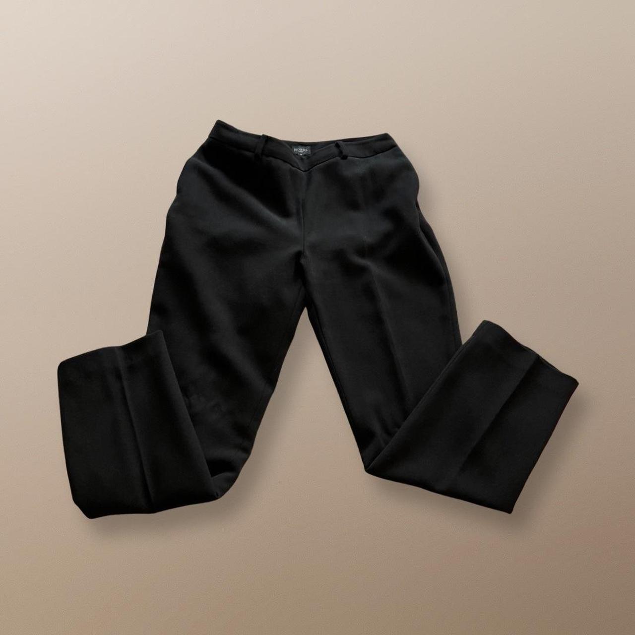 Hobbs Women's Black Trousers | Depop