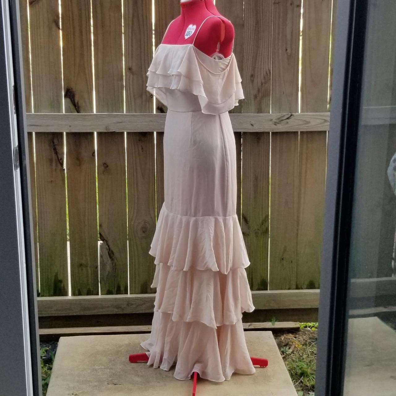 wayf-light-dusty-pink-off-the-shoulder-formal-depop