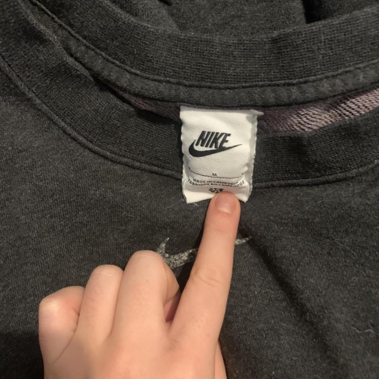 Worn Once Size Medium Nike Charcoal Sweatshirt Depop